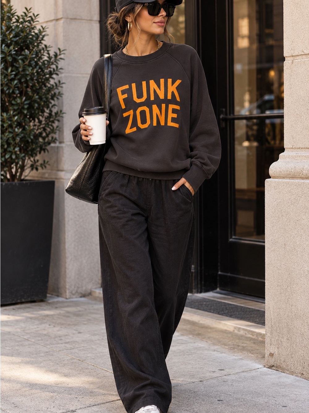 Retrobrand Funk Zone Graphic Sweatshirt Medium Made in USA